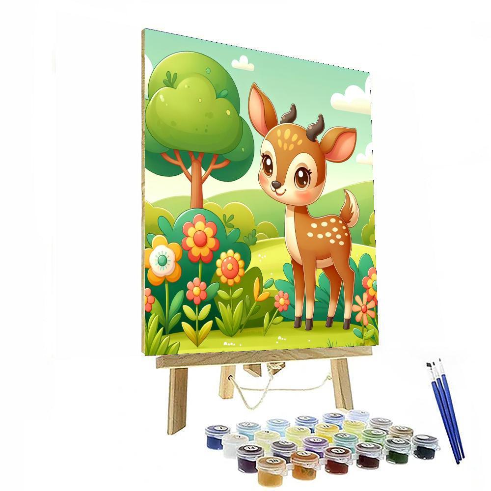 Adorable Antelope DIY Paint By Numbers