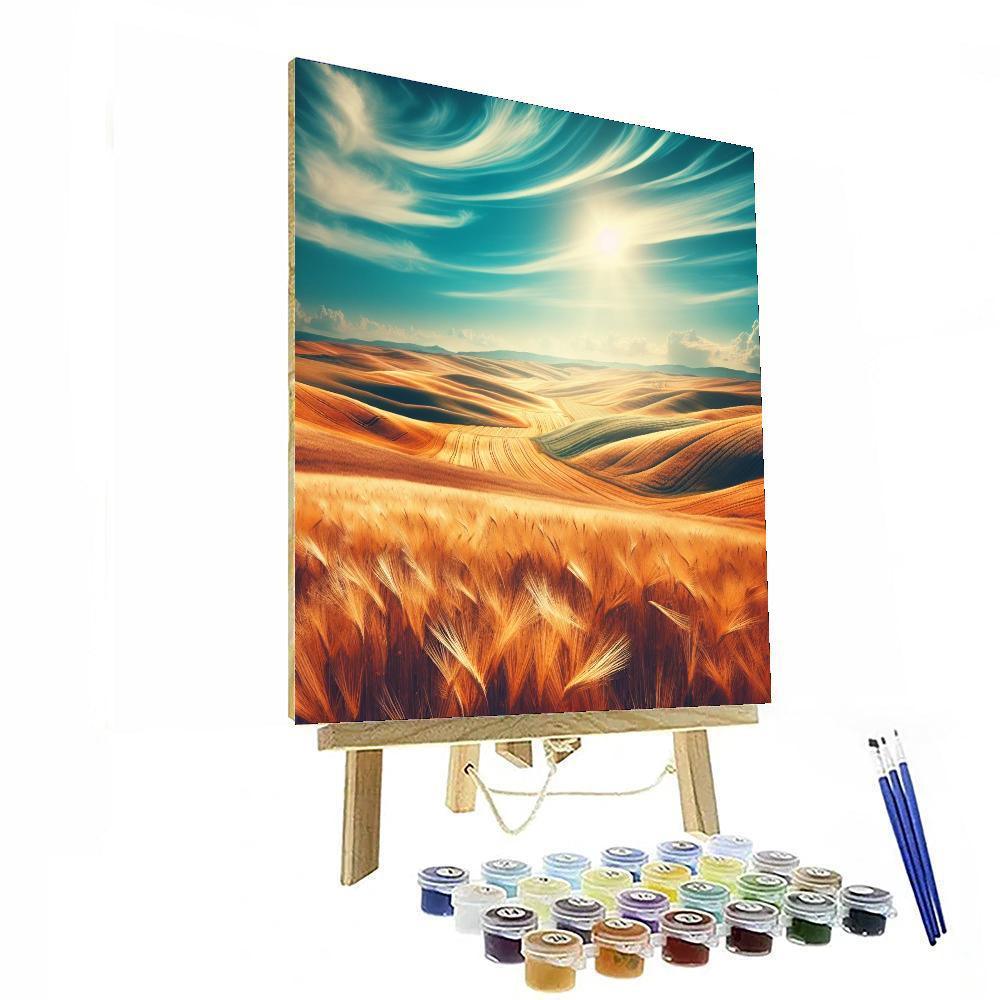 Golden Fields Of Summer DIY Paint By Numbers