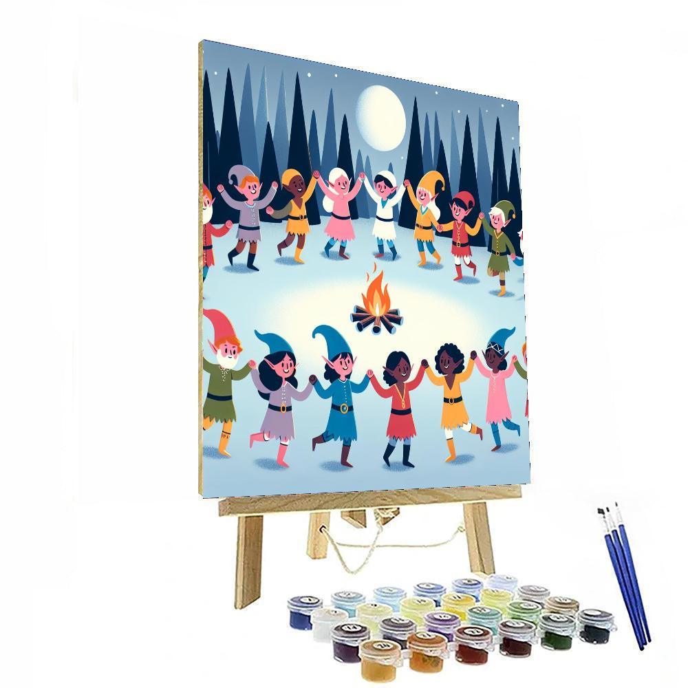 Enchanted Elf Escapade Paint By Numbers
