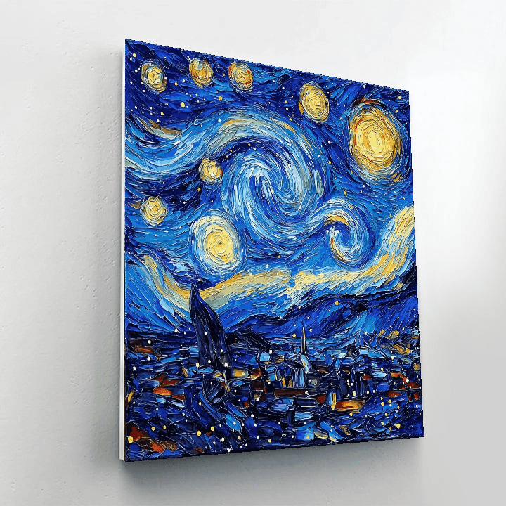 Van Gogh Inspired Celestial Connection  DIY Paint By Numbers