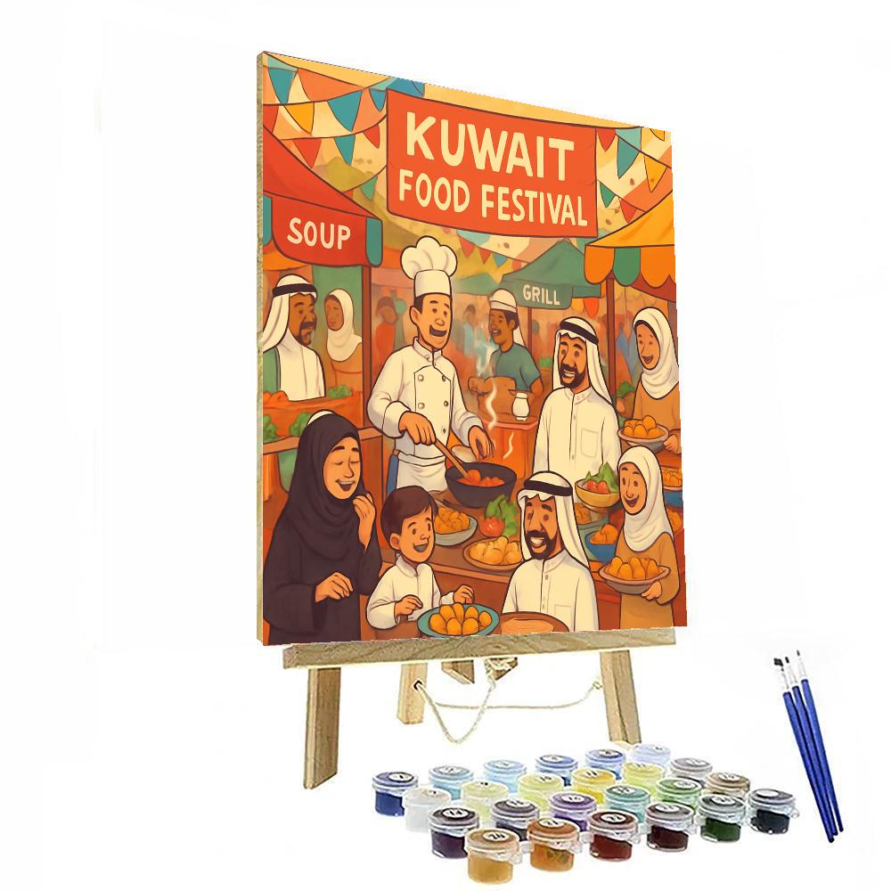 Kuwait Food Festival Painting Number Kit