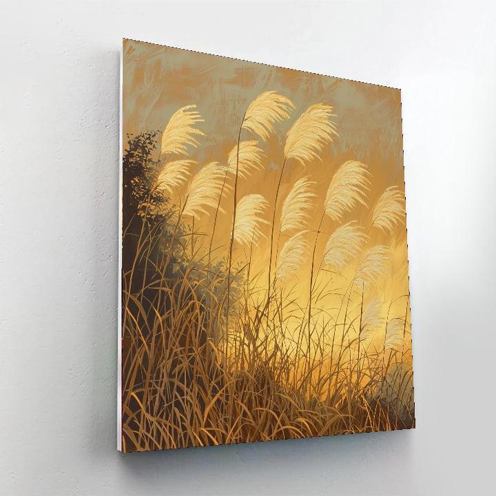 Utagawa Hiroshige Inspired Swaying Grasses At Dusk  Paint By Number