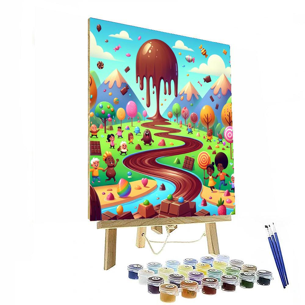 Charming Chocolate Wonderland Paint By Color