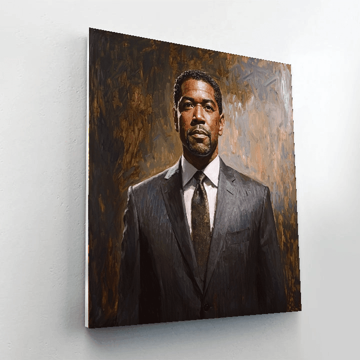 Denzel Washington: The Voice Of Strength And Valor Paint By Numbers Kits