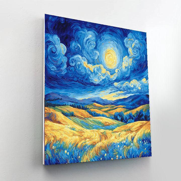 Vincent Van Gogh Inspired Wanderlust  DIY Paint By Numbers