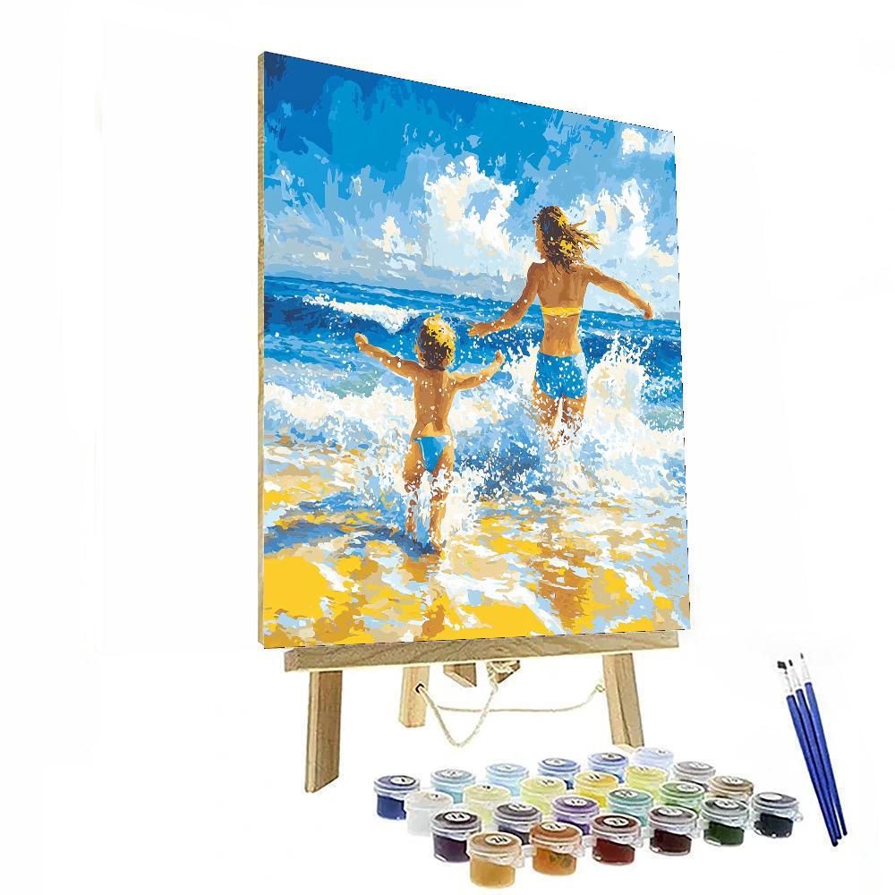 Waves Of Laughter Painting By Numbers Kit