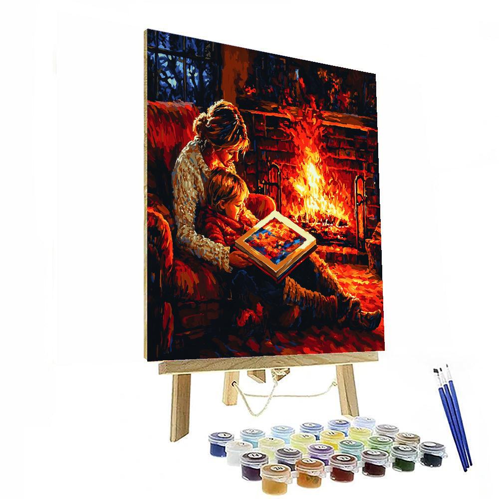 Tales By The Fireplace Paint By Numbers