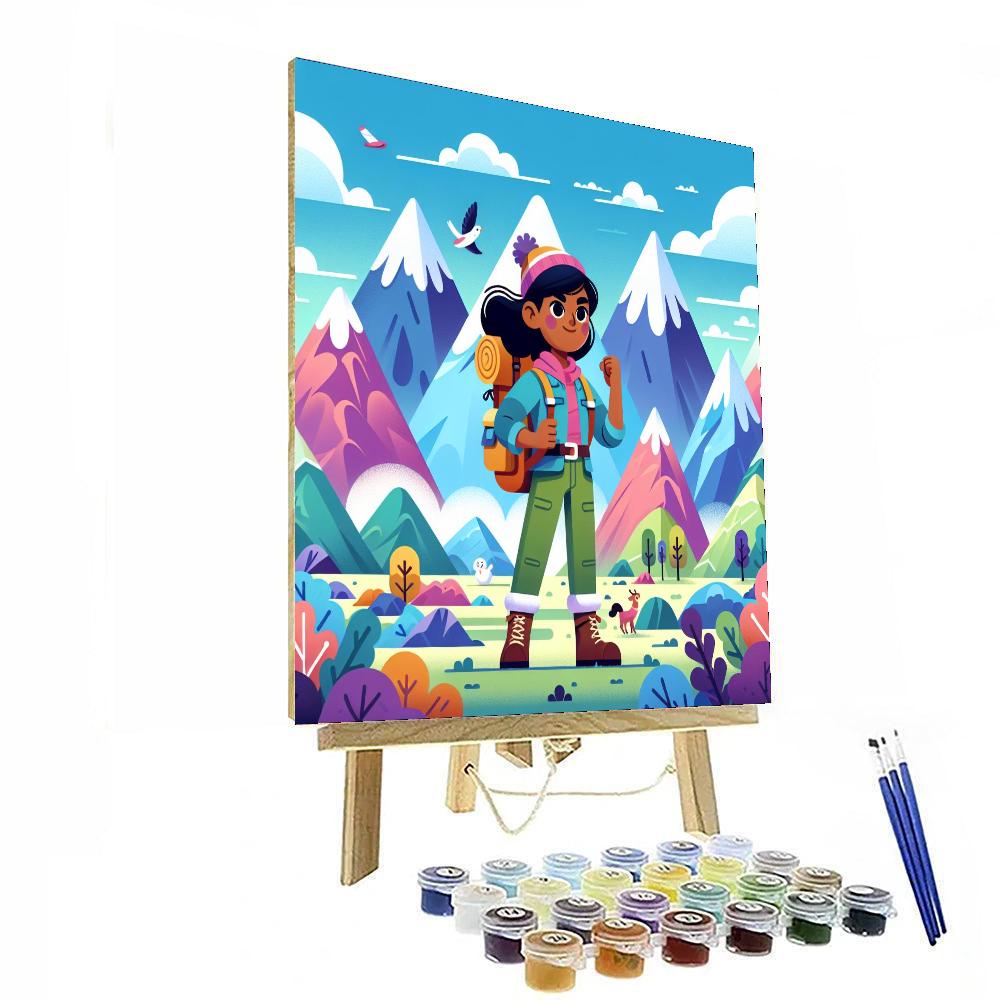 Mystery Mountain Expedition Painting Number Kit