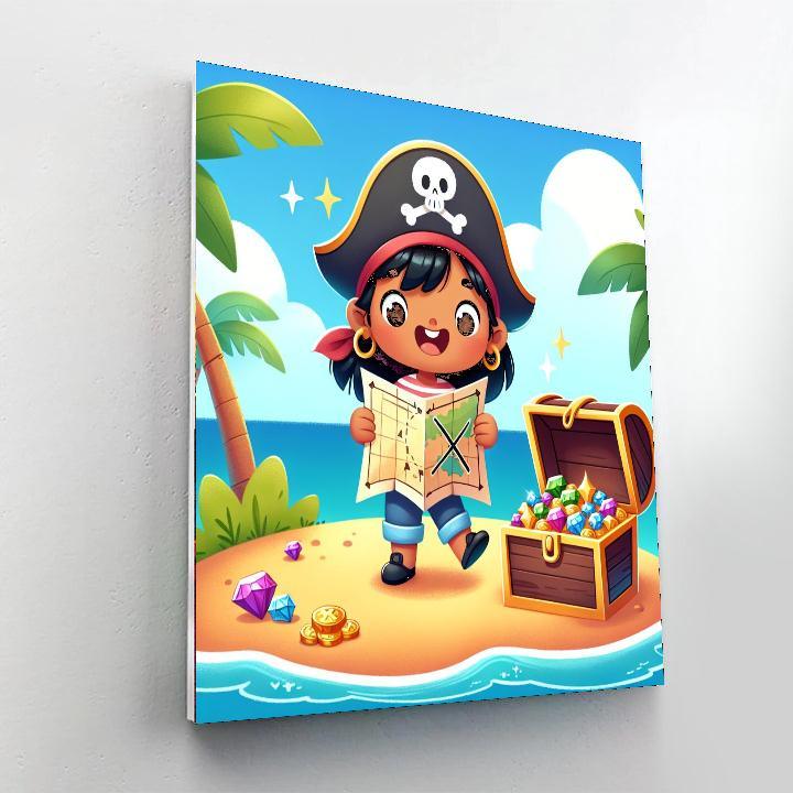 Pirate Island Discovery Paint By Numbers Kits
