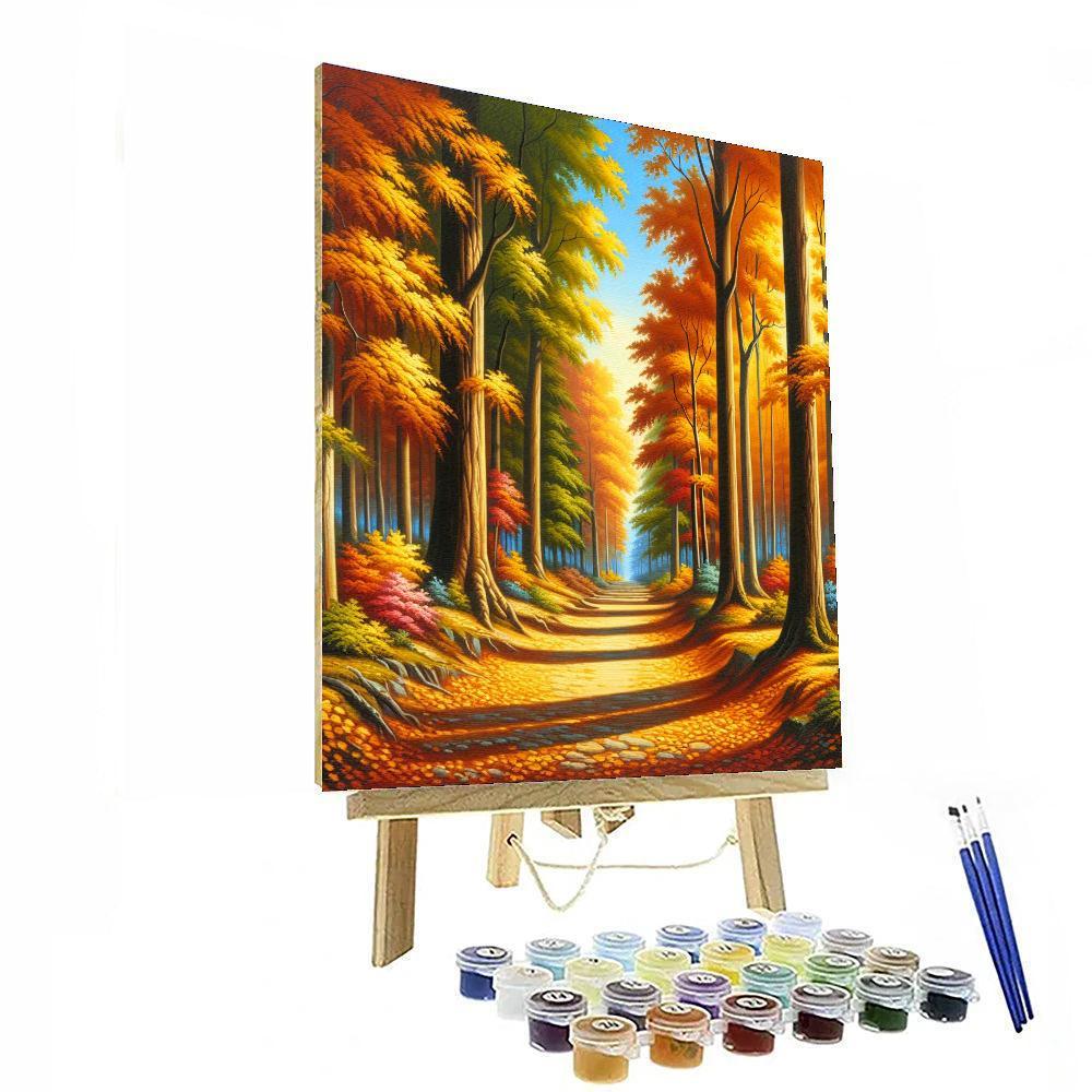 Autumn Splendor Trail Paint By Numbers Art