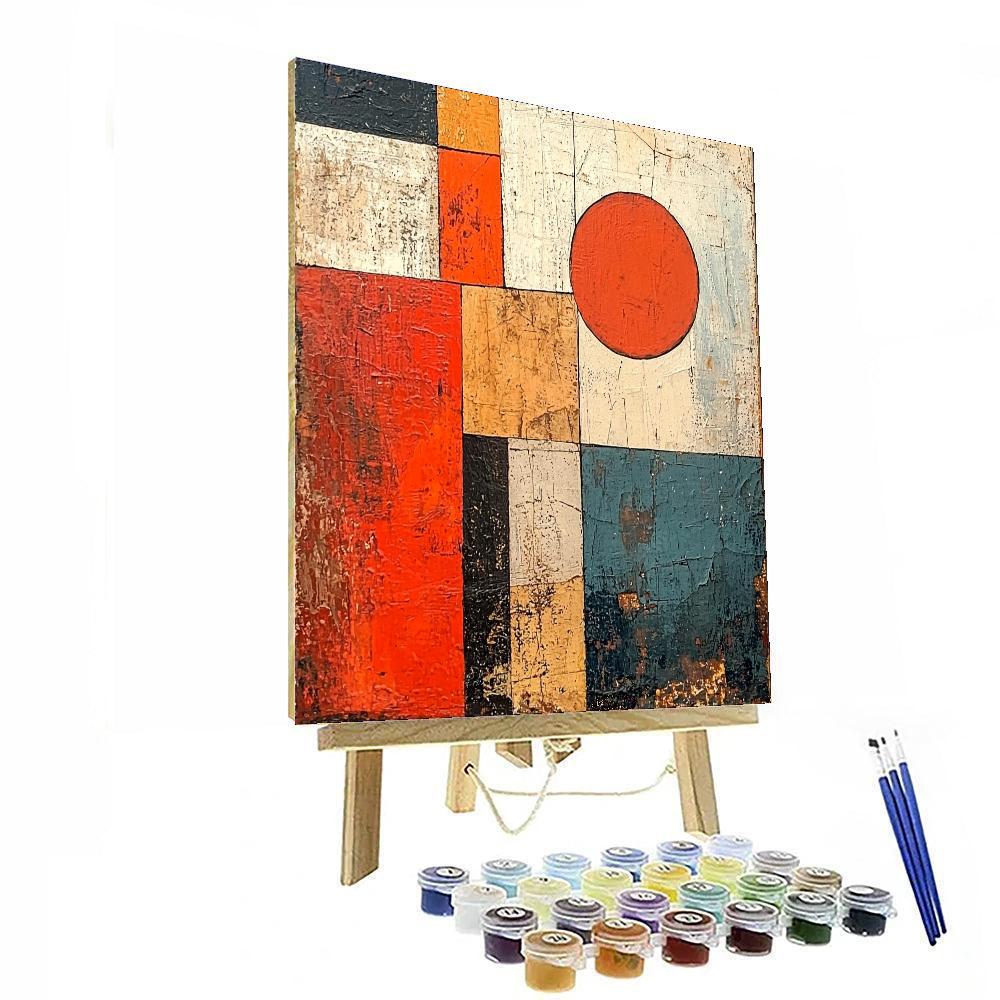 Paul Klee Inspired Textural Dreams  Paint By Number