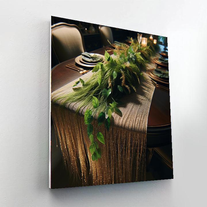 Emerald Isle Table Runner Paint By Numbers