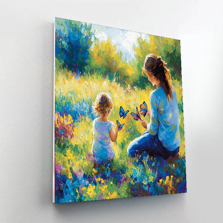 Through A Child's Eyes Painting Number Kit