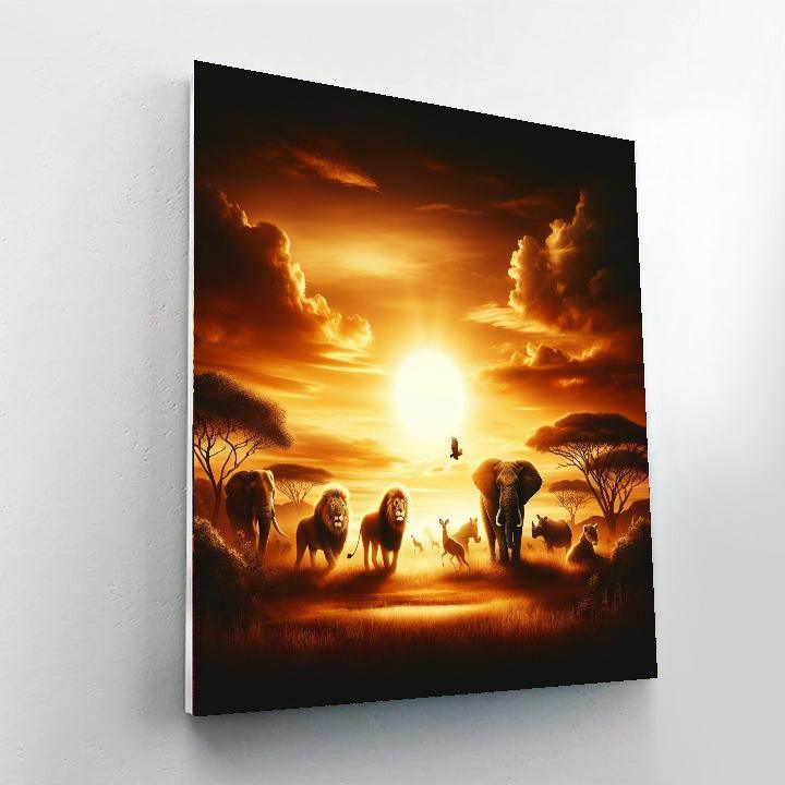 Savannah Majesty Paint By Color