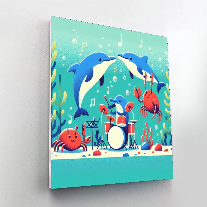 Charming Ocean Orchestra Paint By Numbers