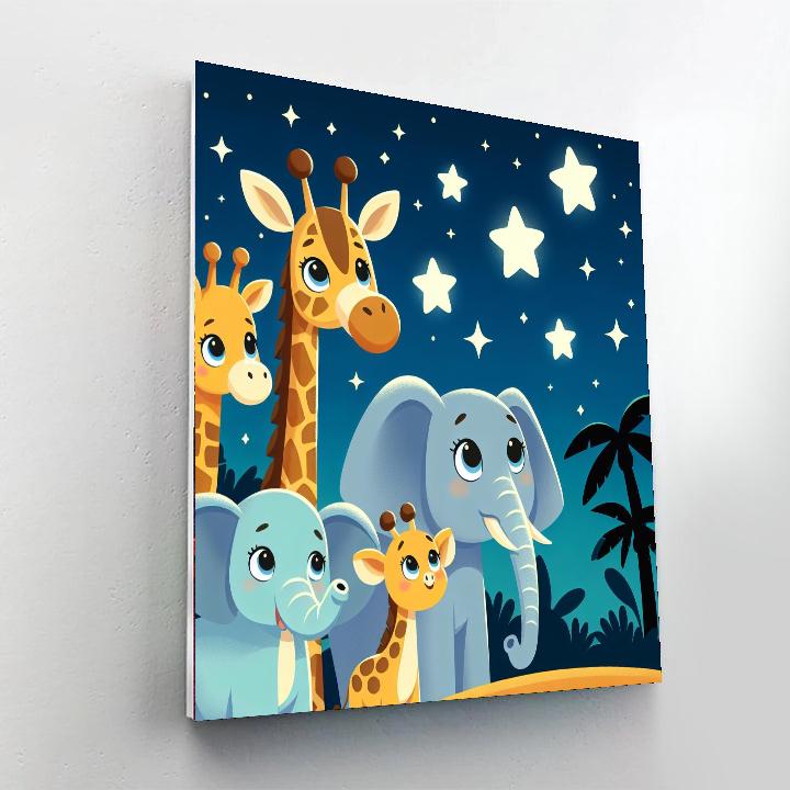 Safari Star Explorers Numbered Painting Kits