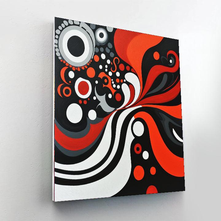 Banksy Inspired Transformative Waves  DIY Paint By Numbers