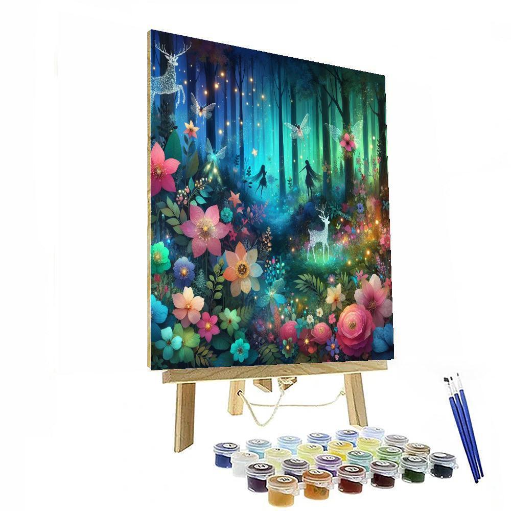 Mysterious Woodland Enchantment DIY Paint By Numbers