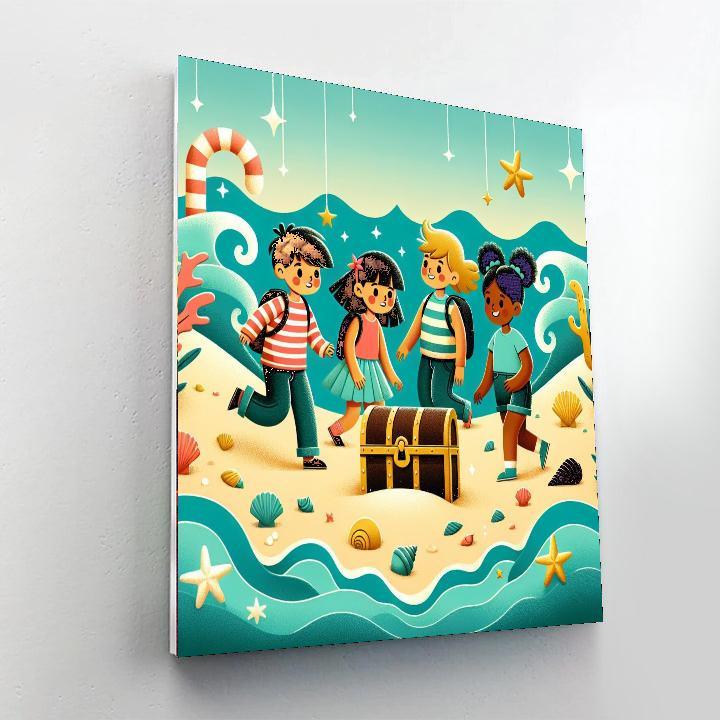 Seaside Discovery Adventure Paint By Numbers Art