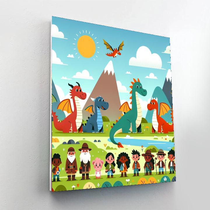 Dragon Valley Discovery Paint By Color