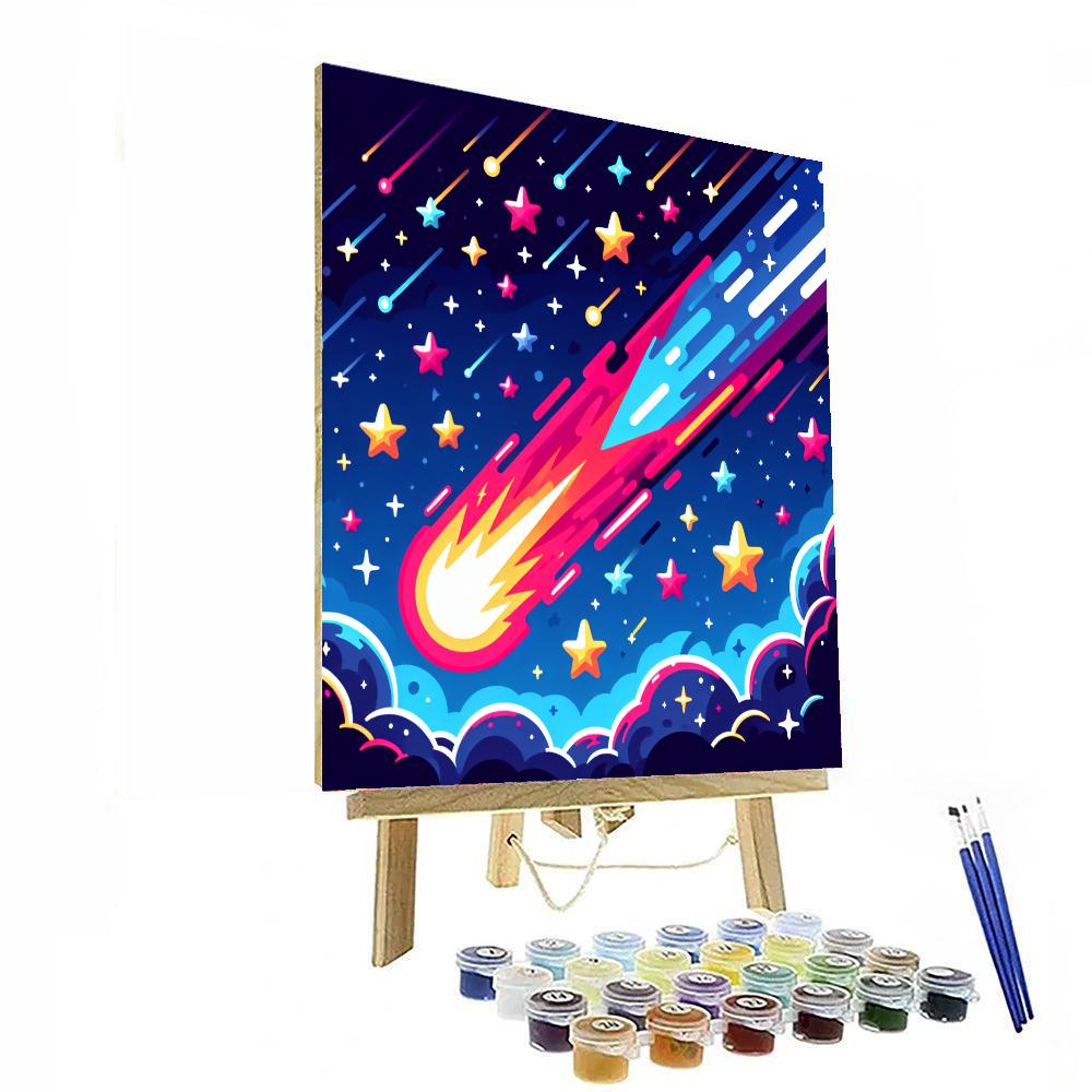 Comet's Starry Path - DIY Painting By Numbers Kit – Artistry Rack