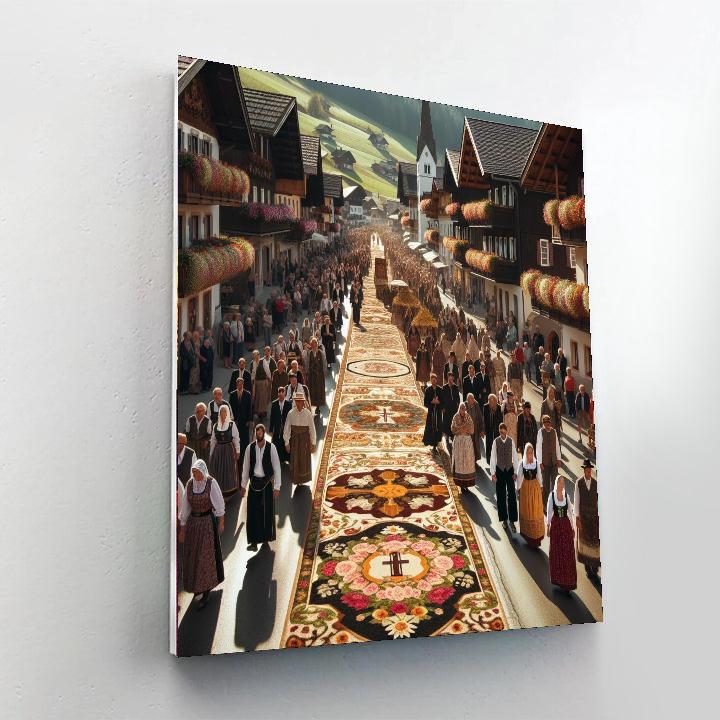 Fronleichnam - Austria Number Painting