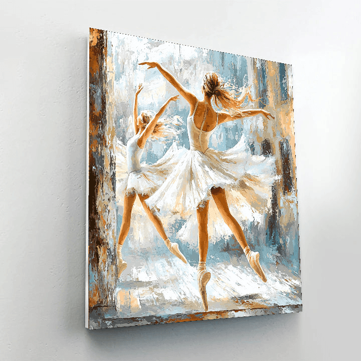 Degas Inspired Elegant Ballet Dancers - DIY Painting By Numbers Kit