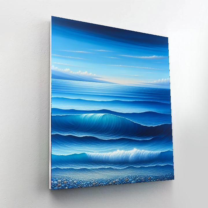 Cobalt Sea Tranquility Paint By Number