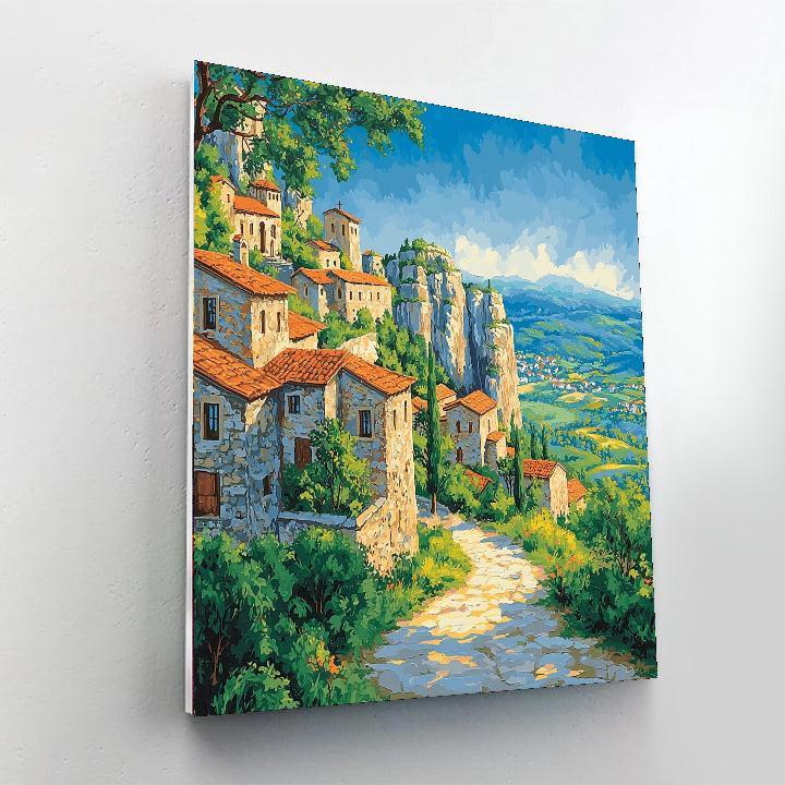 Meteora's Monasteries - Greece Numbered Painting Kits
