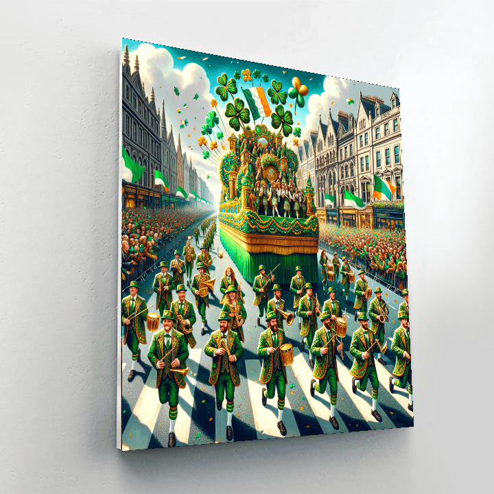 St. Patrick's Day - Ireland Paint By Color