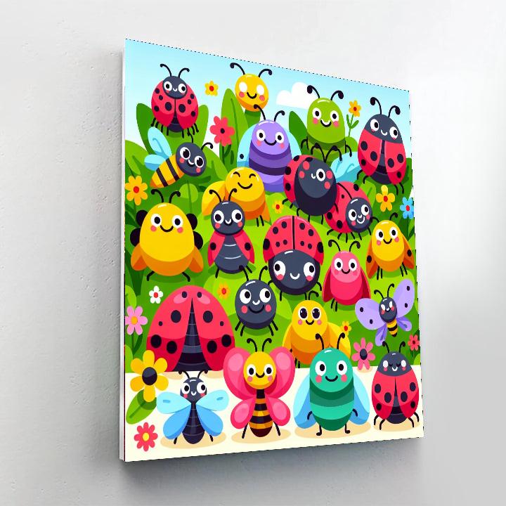 Creepy Crawlers Painting Number Kit