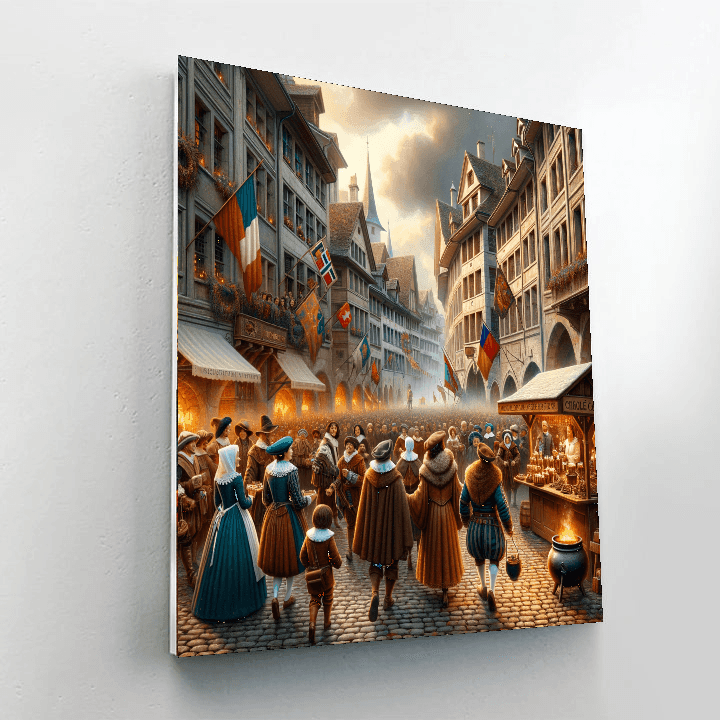 Fête De L'escalade - Switzerland Number Painting