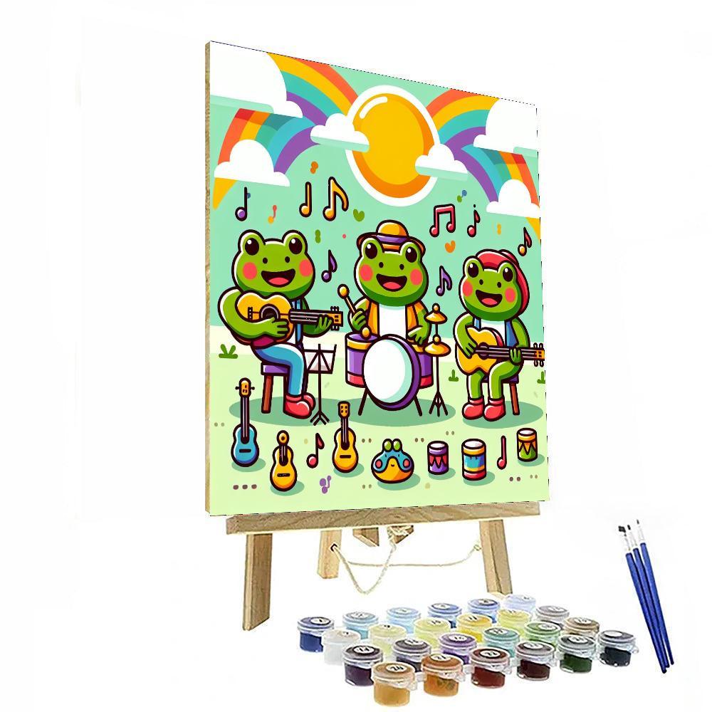 Joyful Frog Band Numbered Painting Kits