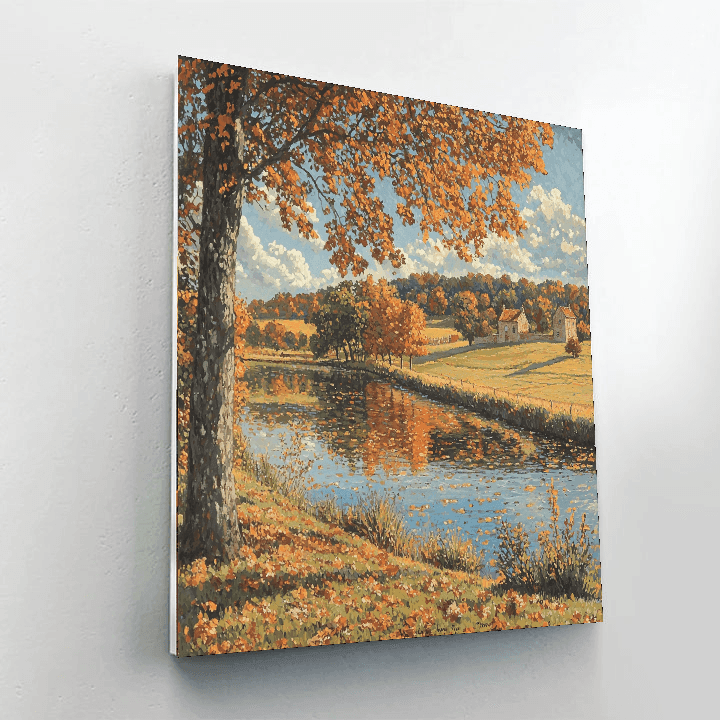 Camille Pissarro Inspired Autumn's Whisper  Paint By Numbers Kits