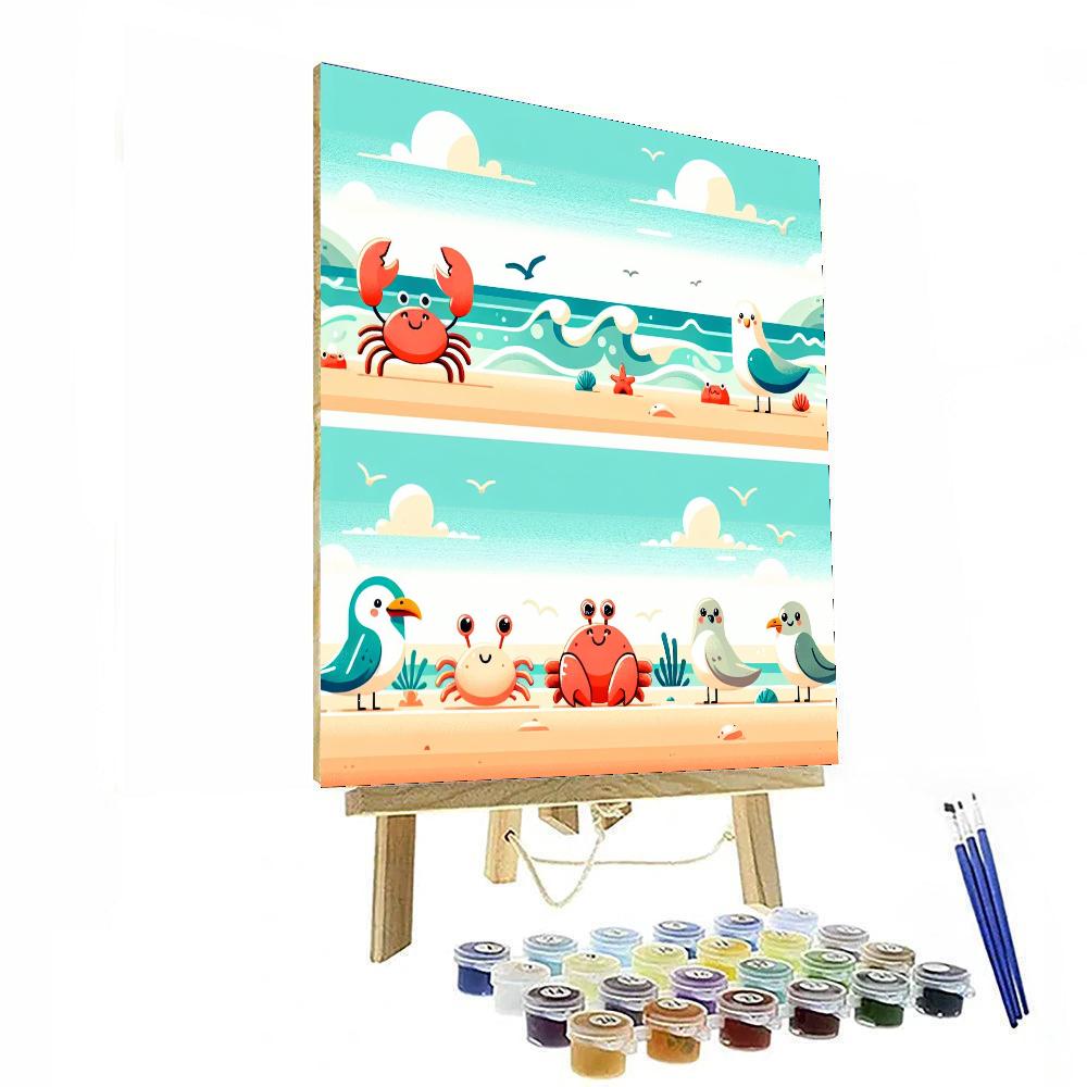 Coastal Creature Celebration Painting By Numbers Kit