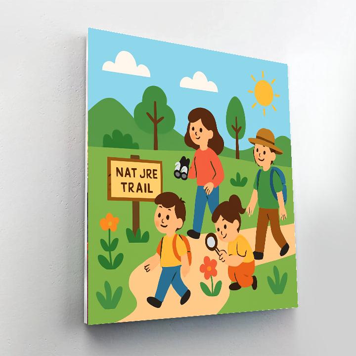 Nature Explorer's Trail Paint By Color