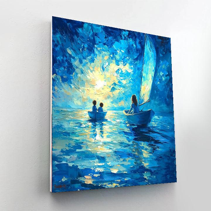 Sailing With Mother DIY Paint By Numbers