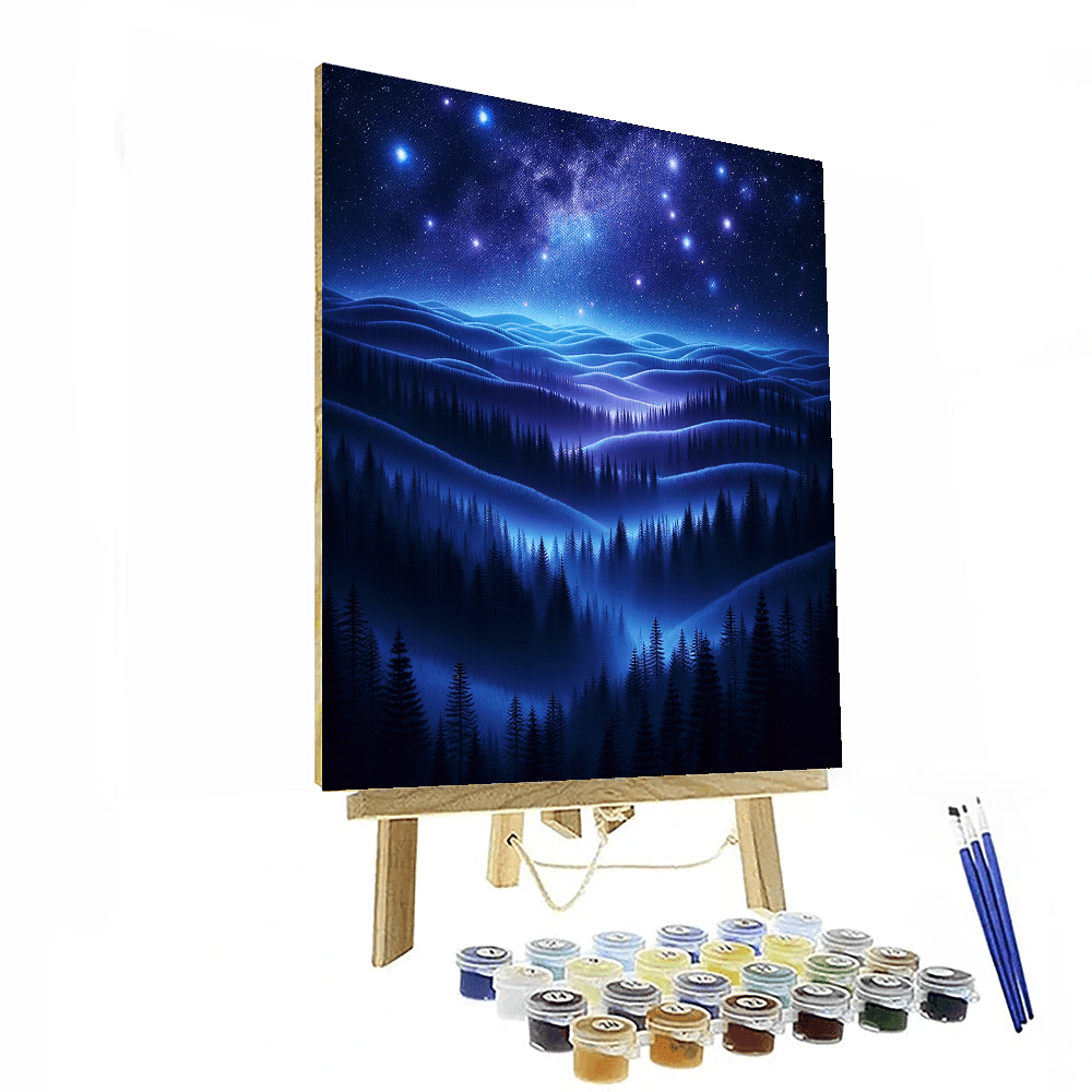 Celestial Forest Glow Painting By Numbers Kit