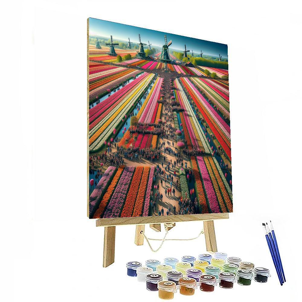 Tulip Festival - The Netherlands Number Painting