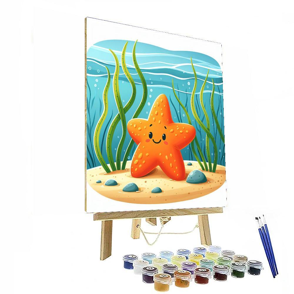 Bright Starfish Numbered Painting Kits