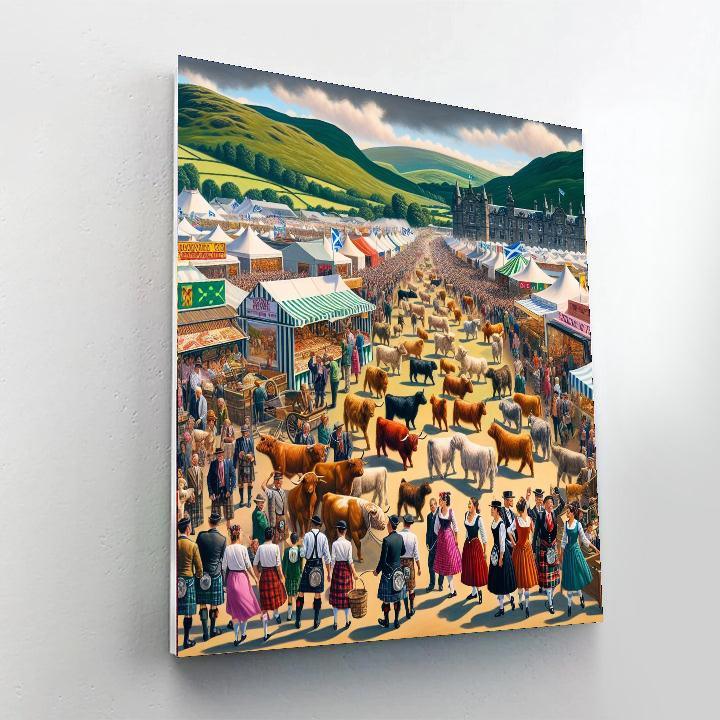 Royal Highland Show Painting By Numbers Kit