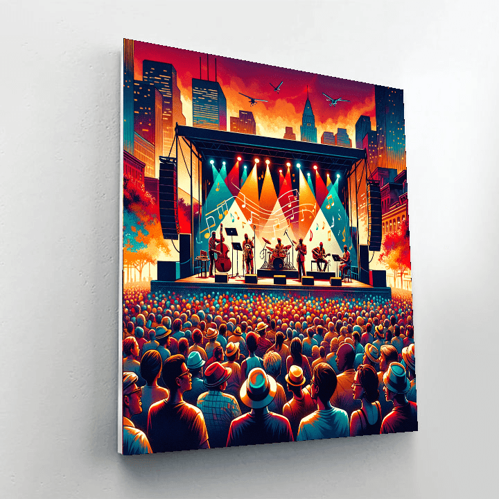 Festival Internacional De Jazz De Montreal DIY Paint By Numbers