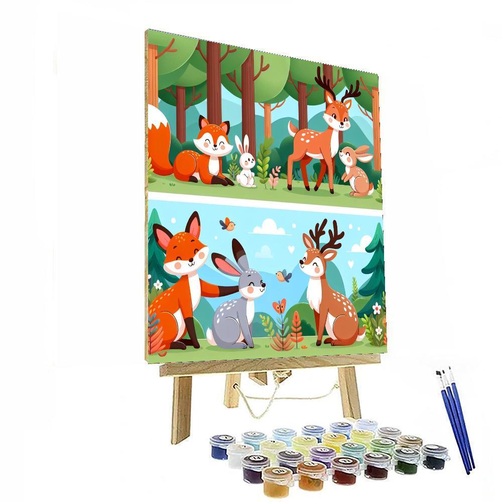 Wonderful Woodland Creatures Paint By Number
