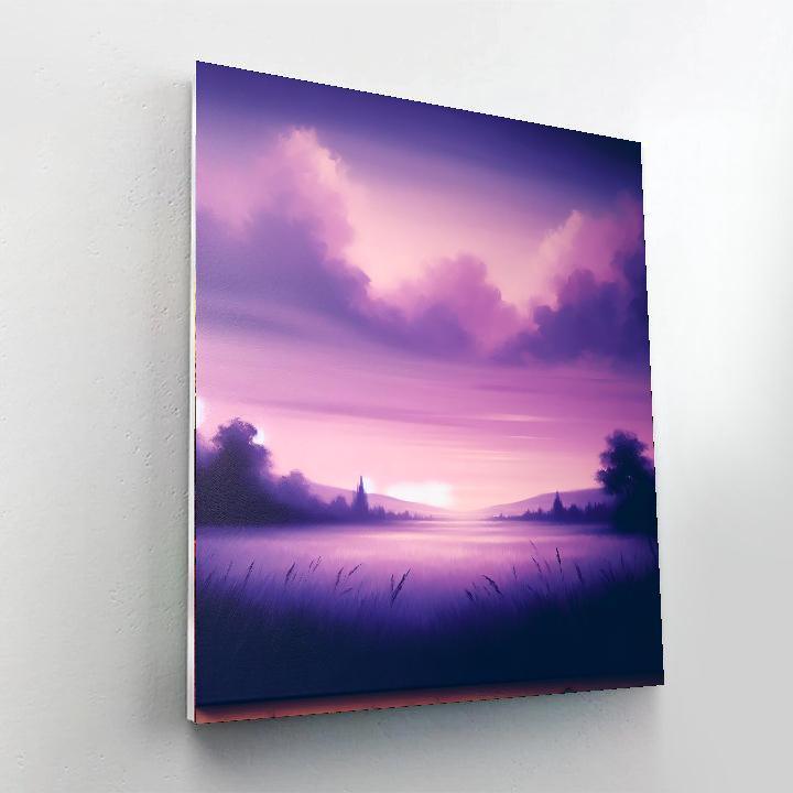 Ethereal Lavender Sky Paint By Numbers Art
