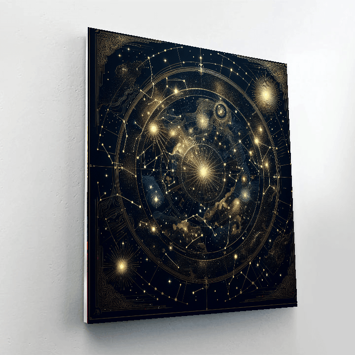 Celestial Star Map Painting By Numbers Kit