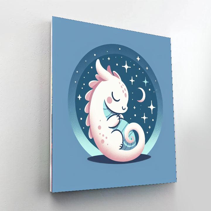 Dreamland Dragon Slumber Painting Number Kit