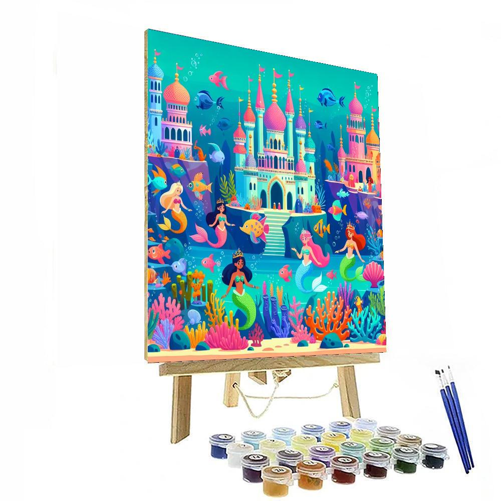 Aquatic Fantasy Kingdom Painting Number Kit