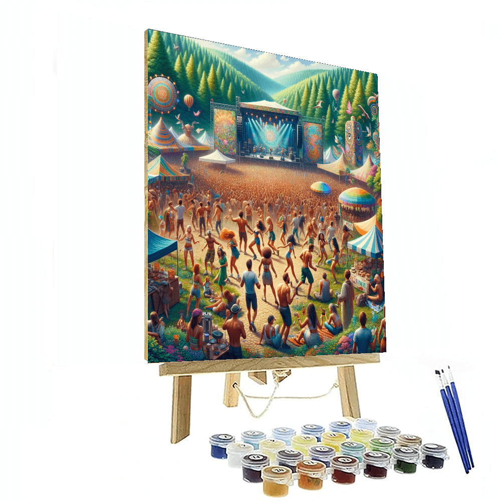 Rothbury Music Festival - United States Numbered Painting Kits