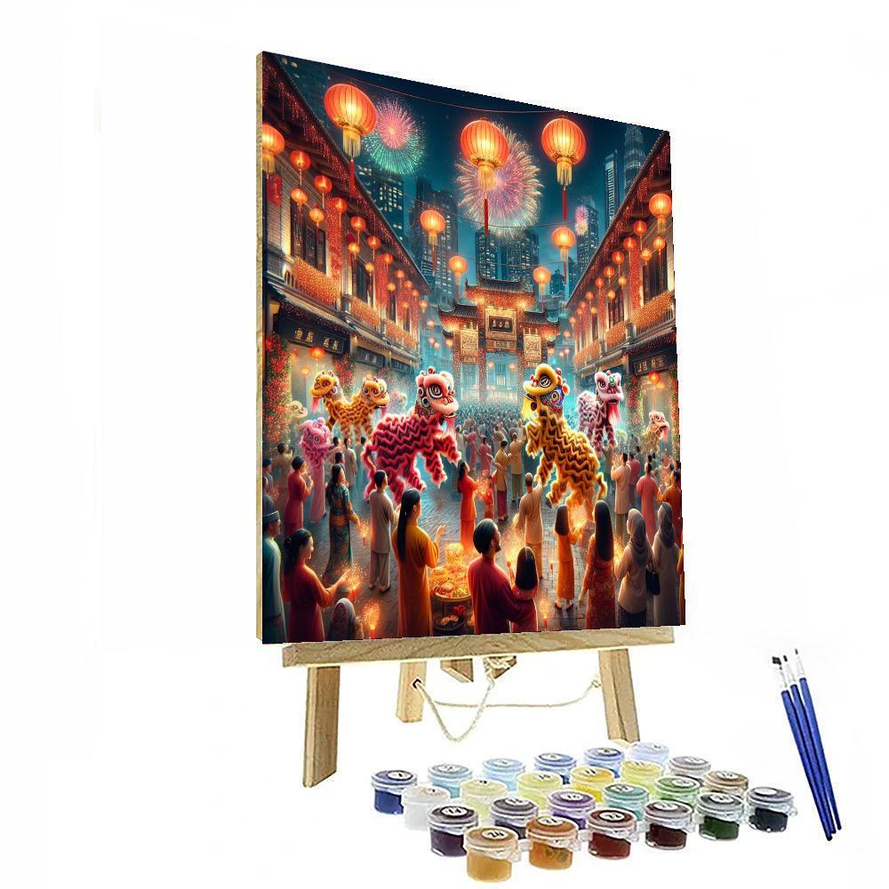Chinese New Year - Malaysia Painting By Numbers Kit