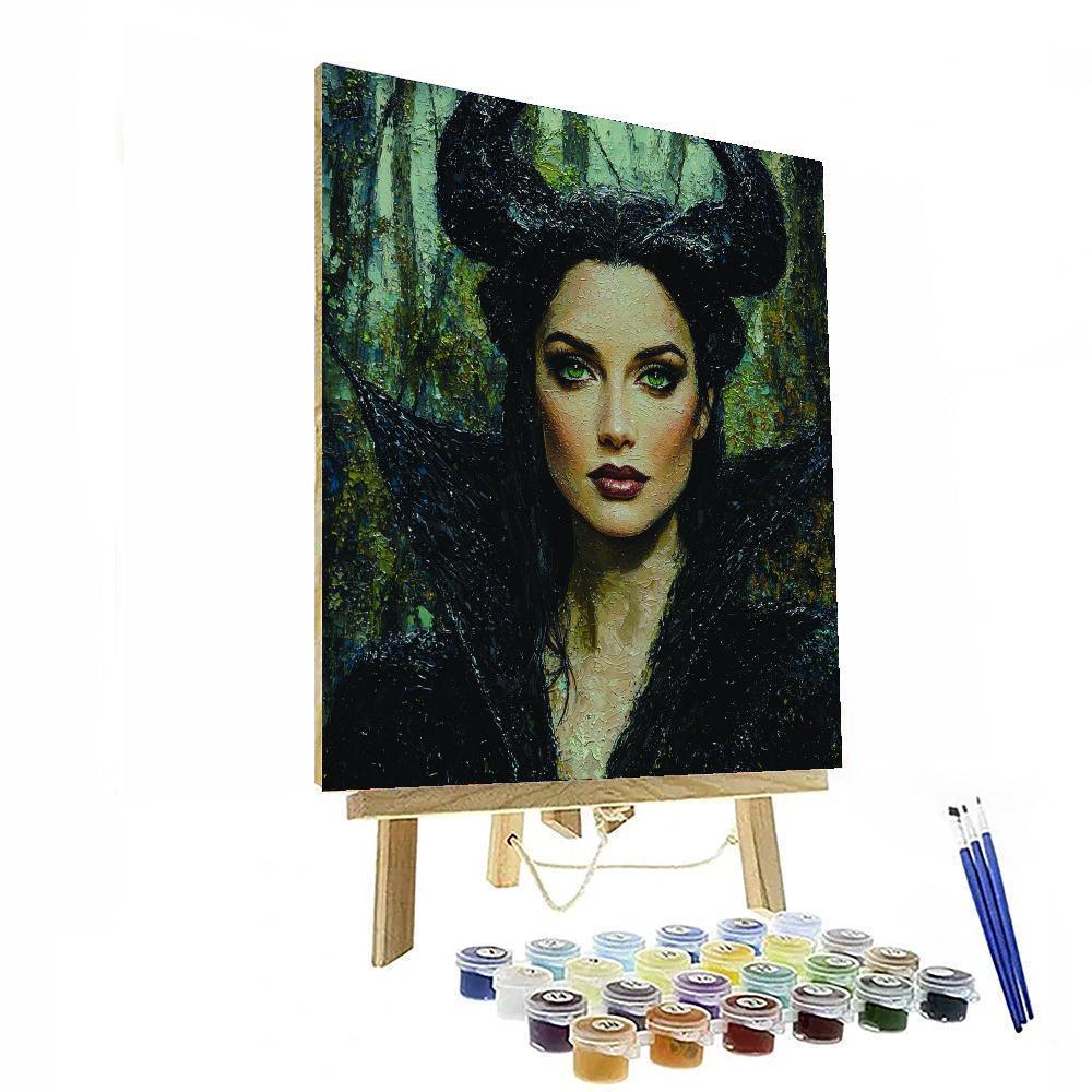 Angelina Jolie: Wielding The Mystique Of Maleficent Numbered Painting Kits